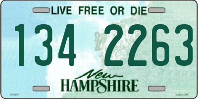 NH license plate 1342263