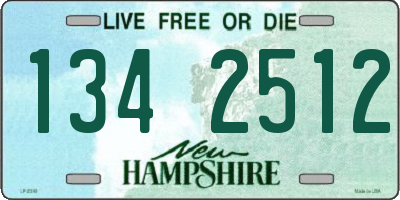 NH license plate 1342512