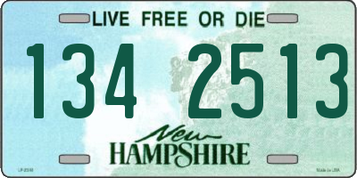 NH license plate 1342513
