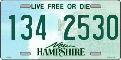NH license plate 1342530