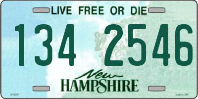NH license plate 1342546