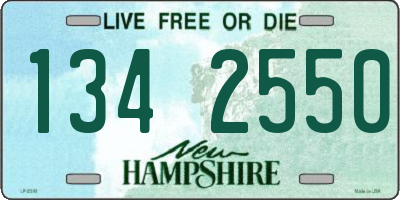 NH license plate 1342550