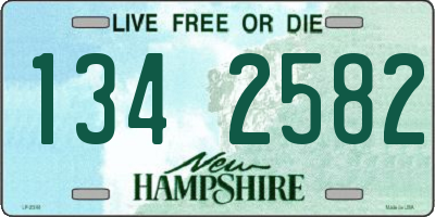 NH license plate 1342582