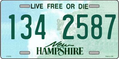 NH license plate 1342587