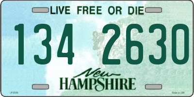 NH license plate 1342630