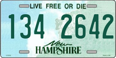 NH license plate 1342642