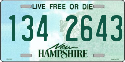 NH license plate 1342643