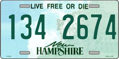NH license plate 1342674