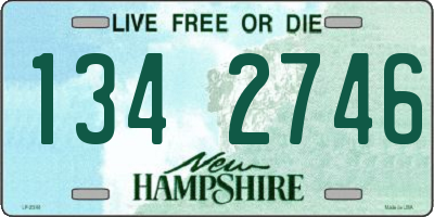 NH license plate 1342746