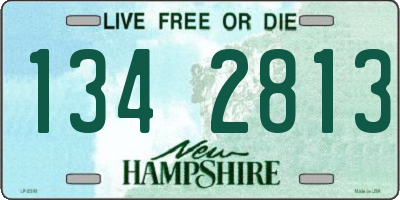 NH license plate 1342813