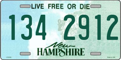 NH license plate 1342912