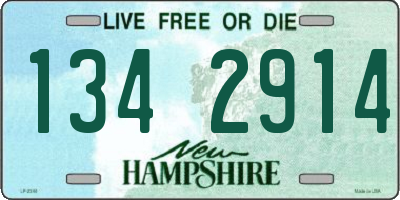 NH license plate 1342914
