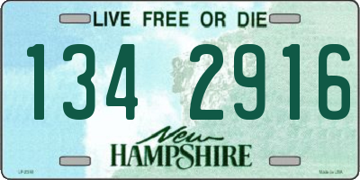 NH license plate 1342916