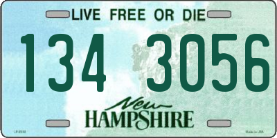 NH license plate 1343056