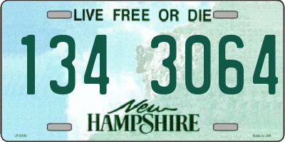 NH license plate 1343064