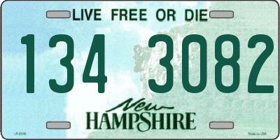 NH license plate 1343082