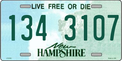 NH license plate 1343107