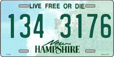 NH license plate 1343176