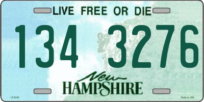 NH license plate 1343276