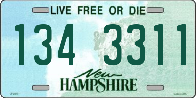 NH license plate 1343311