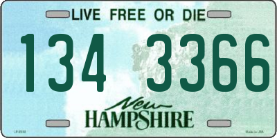 NH license plate 1343366