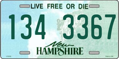 NH license plate 1343367