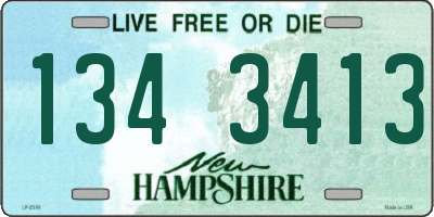 NH license plate 1343413
