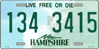 NH license plate 1343415