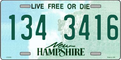 NH license plate 1343416