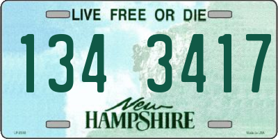 NH license plate 1343417