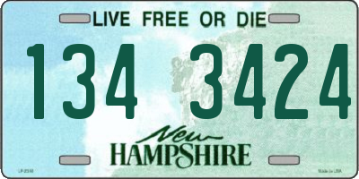 NH license plate 1343424