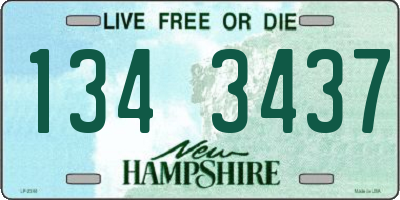 NH license plate 1343437