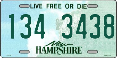 NH license plate 1343438