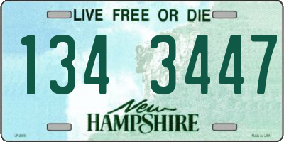 NH license plate 1343447