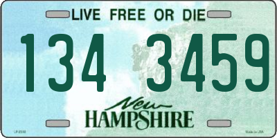 NH license plate 1343459