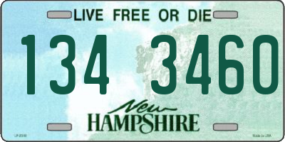 NH license plate 1343460
