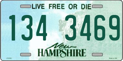 NH license plate 1343469