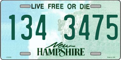 NH license plate 1343475