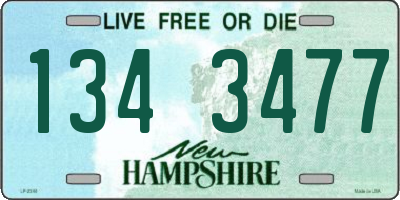 NH license plate 1343477