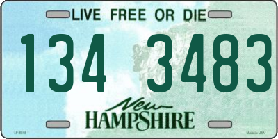 NH license plate 1343483