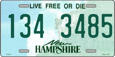 NH license plate 1343485