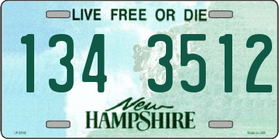 NH license plate 1343512