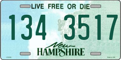 NH license plate 1343517