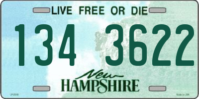 NH license plate 1343622