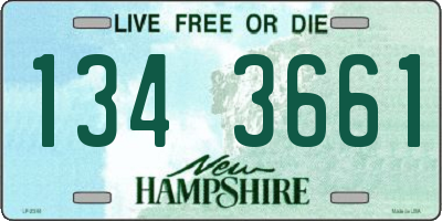 NH license plate 1343661