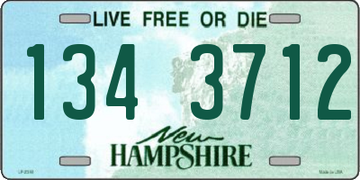 NH license plate 1343712