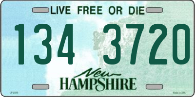 NH license plate 1343720