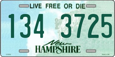 NH license plate 1343725