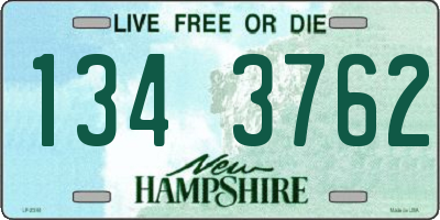 NH license plate 1343762