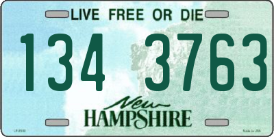 NH license plate 1343763